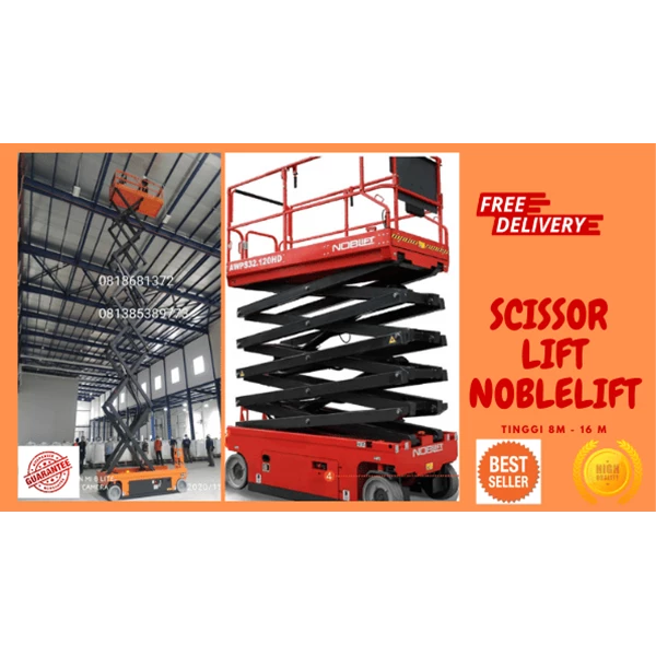 Scissor Lift Noblelift Scissor Lift Noblelift mutu bagus bergaransi Resmi 2024