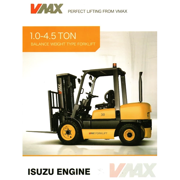 Forklift Diesel VMAX Type CPC30 3 Ton Isuzu engine