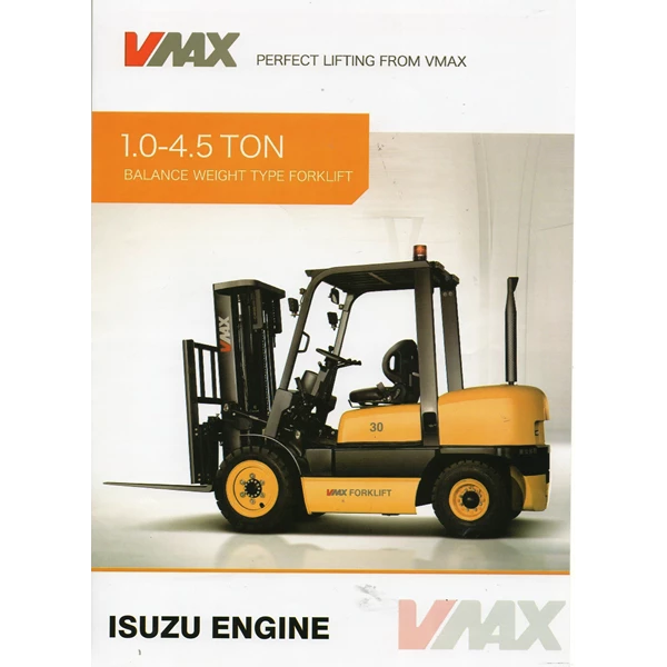 Forklift Diesel Merk V Max Engine Isuzu Kapasitas 3 Ton S/d/ 5 Ton Tinggi 3 M S/d 5