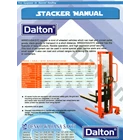  Hand Stacker Manual Merk Dalton 2