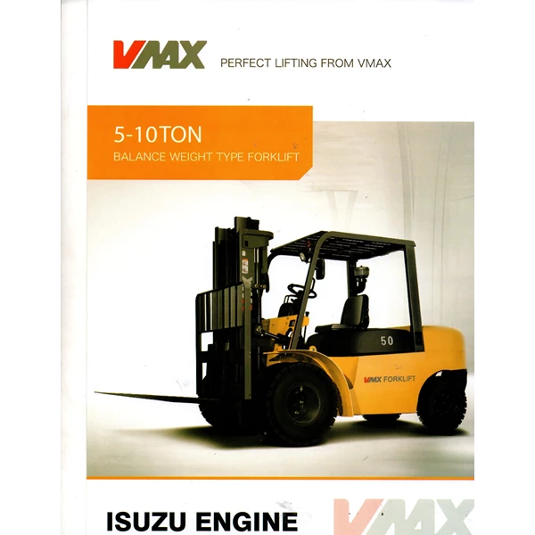 Forklift Diesel CPC30 merk VMax Engine Isuzu