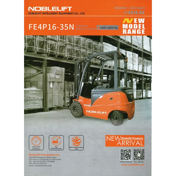  Promo Forklift Counter Balance cap 3 ton 3 m Merk Noblelift 