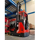 Forklift Electric Truck Reach Truck Cap 2 Ton tinggi 6 m merk Nobelift 0818681372 2