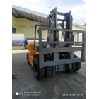 New Forklift Diesel Cap 5 Ton tinggi 3 m Merk VMax isuzu engine harga termurah 2021 2