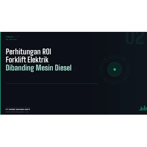 perbandingan operasional forklift elektrik dan forklift diesel di area gudang